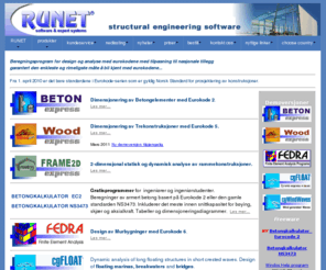 runet.no: RUNET - programvare for analyse og design med eurokodene
Programvare for analyse og design med eurokodene