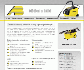 cisteni-uklid.cz: itn a klid Ostrava - itn koberc a alounn, pronjem stroj Karcher
Nabzme itn koberc a alounn, pronjem stroj KARCHER, klidov sluby v Ostrav a okol.