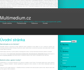 multimedium.cz: Multimedium.cz   » Úvodní stránka
Multimedium.cz - Jiří Leifert - Kvalitní webdesign