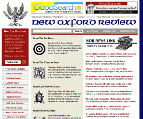 newoxfordreview.org: New Oxford Review
New Oxford Review provides Catholic news, analysis and opinion from an independent but orthodox Catholic perspective.