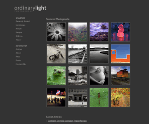 ordinarylight.com: Ordinary Light Photographs
The photography of David Philips