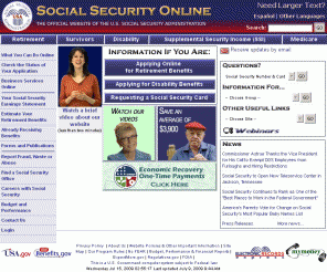 socialsecurity.gov: Social Security Online - The Official Website of the U.S. Social Security Administration
