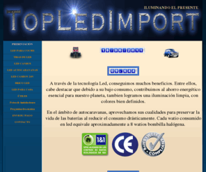 topledimport.com: PRESENTACIÓN - Tu sitio de ahorro energetico
Tu sitio web para el ahorro energetico, bombillas y tiras de led.