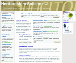 hertfordshiresolicitor.com: Hertfordshire Solicitor.com
Hertfordshire Solicitor.com helps you find the legal advice you need