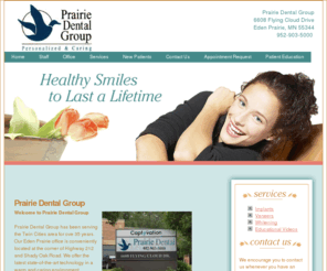 prairiedental.com: Eden Prairie Dentist - Prairie Dental Group - Dentist Eden Prairie, MN
Dr. Jeffrey Heitner is a general dentist specializing in dental procedures and services in Eden Prairie, MN. Prairie Dental Group is located in Eden Prairie, MN.