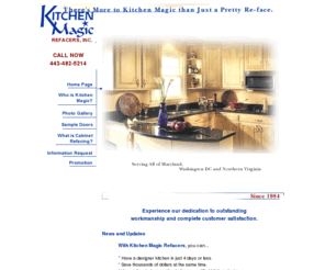 Cabinet Refacing on Kitchenmagic Net  Cabinet Refacing   Kitchen Remodeling   Maryland