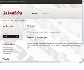 leesmap.org: Voordelig leesplezier met onze leesportefeuille van de LEESKRING
Voordelig leesplezier met onze leesportefeuille van de LEESKRING                                                                                                                                                                                         