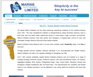 marinesoftware.biz: Ship Management Software for Vessels, Fleets and Office
Easy to use Software Solutions, Type Approved Planned Maintenance CMMS GENPMS, Stock Control, Purchasing, Drydock, ISM Document systems Vessel & Office