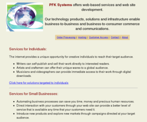 pfksystems.com: PFK Systems Web-based Services, Order Processing and Order Management Software
Web-based Order Processing Service and Order Management Software