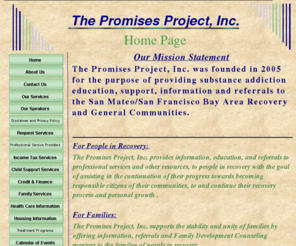 promises-project.org: Home
The Promises Project Home Page