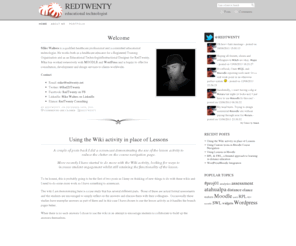 redtwenty.net: RedTwenty
RedTwenty is dedicated to the development and provision of high quality online and eLearning solutions to the global training and education community.