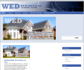 wedevinellc.com: W.E. De Vine
At ADIOP, we design & develop good looking sites that are effective, plus professional Logo and custom graphic design to help project the image you desire.