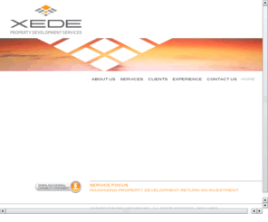 xedeaustralia.com: XEDE : : Property Development Services
Xede is a privately owned, Australian company providing specialised services to the property development industry.