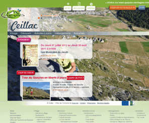 ceillac-alpes.com: Ceillac, office de tourisme du Queyras, station village de Ceillac
Ceillac est une petite station village du parc du Queyras. Pour votre sejour, location appartement, location chalet, et location meuble pour votre hebergement dans cette petite station du Queyras.