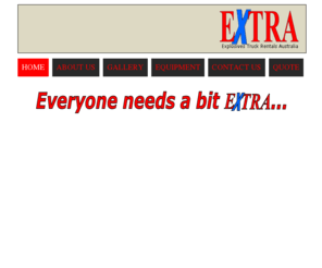 extratrucks.com: EXTRA - Explosives Truck Rentals Australia
Everyone needs a bit EXTRA.  Explosive trucks, dewatering trucks and shotfirer's utes available for immediate rental in Australia and USA.