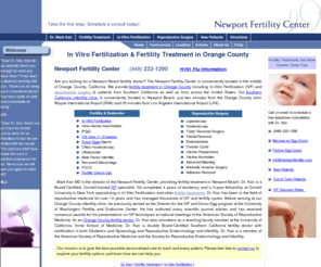 newportfertility.org: In Vitro Fertilization, Fertility Treatment Newport Beach & Orange County, Fertility Doctor
Newport Beach, Orange County fertility clinic offering treatments such as IVF, reproductive endocrinology, and tubal reversal.