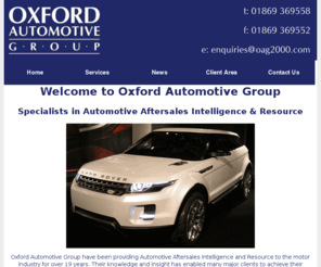 oag2000.com: Oxford Automotive Group | Vehicle Aftersales Support | Bodyshop Programmes | Vehicle Technical Authoring
Providers of Vehicle Aftersales Support including technical authoring, bodyshop programmes, paint supplier management, websites and much more