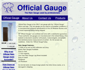 officialgauge.com: Official Rain Gauge - Rain Gauge for Collecting Rain and Snow
Official Rain Gauge for rain sleet and snow; Official Gauge