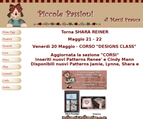 piccolepassioni.com: Piccole Passioni
Laboratorio di Decoupage situato a Montepulciano 53045 provincia di siena regione Toscana, decorazione di oggetti di vario tipo e materiale eseguita manualmente con svariate tecniche. Realizzazione di lavori anche su ordinazione, ampia scelta di materiali in vendita, corsi di gruppo e personalizzati.