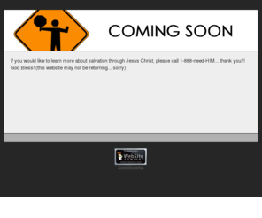 iamfreeindeed.org: Coming Soon
