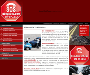 sosaccidentes.es: SOS ACCIDENTES ABOGADOS ACCIDENTES DE TRAFICO DIVORCIOS LABORAL DOMESTICO SALAMANCA RECURSO DE MULTAS
Despacho de abogados especializado en Accidentes de tráfico en Salamanca y Castilla y León, 15 años de experiencia y más de 200 casos al año.