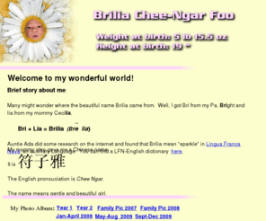 briliafoo.com: Brilia Chee-Ngar Foo
Brilia Foo's Web page