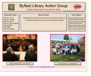 byfleetlibrary.org: Byfleet Library Action Group
Byfleet Library Action Group