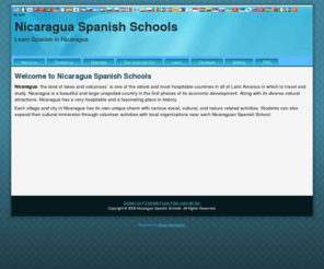 nicaraguaspanishschools.com: Nicaragua Spanish Schools - Learn Spanish in Nicaragua
Learn Spanish in Nicaragua. Private Spanish classes with professional teachers and ecoturism activities.