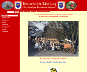 historischer-loeschzug.com: Wir begruessen Sie beim Historischen Loeschzug der freiwilligen Feuerwehren Burgdorf
Der historische Löschzug setzt sich aus den Ortsfeuerwehren der Stadt Burgorf zusammen.