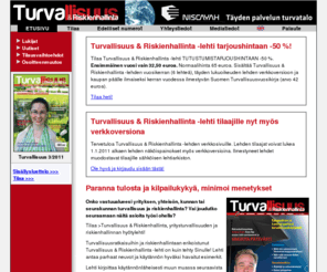 paulapress.info: Turvallisuus & Riskienhallinta -lehti - Riskienhallinnan ja turvallisuustekniikan erikoislehti
riskienhallinta, turvallisuus, turvallisuus-lehti, etusivu