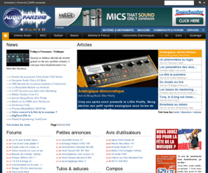 megazic.com: AUDIOFANZINE music gear and instruments
