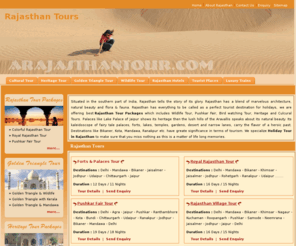 arajasthantour.com: Rajasthan Tour, Rajasthan Tour Packages, Holiday Tour in Rajasthan
We are providing best holiday tour packages in rajasthan. Our rajasthan tour packages  includes village tour of rajasthan, pushkar fair, golden triangle tour, wildlife tour, forts and palaces ets. It gives you the immense pleasure of rajasthan.