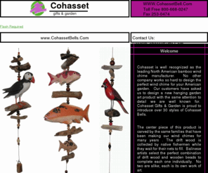 cohassetbells.com: Cohasset Bells - Cohasset Gifts & Garden
Cohasset Bells is Cohasset Gifts & Garden latest product line.  Wild Bird Collection to Koi and some new characters too are now available for the first time.