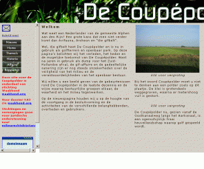 coupepolder.nl: Coupepolder - Coupépolder
Het verhaal van de Alphense Coupépolder. Hoe een polder aan de Kromme Aar een vuilnisbelt en later een provinciale gifbelt werd.