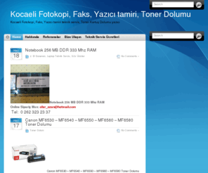 kocaeliyazicitamiri.com: Kocaeli Yazıcı tamiri teknik servis, Toner ve Kartuş Dolumu yazıcı teknik servisi
Kocaeli Yazıcı tamiri teknik servis, Toner ve Kartuş Dolumu yazıcı teknik servisi