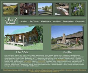 Lbarzcabins Com Pagosa Springs Cabins Lbarz Ranch Cabins