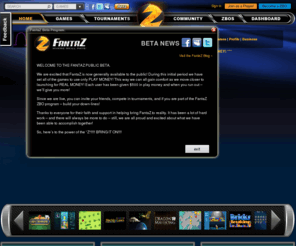 zskillpayz.com: FantaZ - Home page
FantaZ is the ultimate place to play games for points and cash, and even turn it into your own business; the real-time website where skill pays!