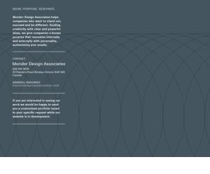 mondordesign.com: Philip Mondor & Associates
Mondor Design Associates is a strategic, independent design firm that creates unique and innovative work in branding, advertising, packaging, web, multimedia and collateral.