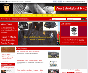 wbrfc.co.uk: West Bridgford RFC
West Bridgford RFC  Rugby Union club Nottingham - Midland Division - Midlands 2 East (North)