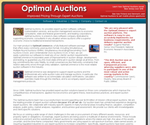 alkera.net: Optimal Auctions - Improved Pricing Through Expert Auctions
Optimal Auctions is the leading auction software company in the world