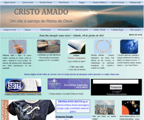 cristoamado.com: CRISTO AMADO - Site cristão com músicas midi, mp3 e estudos bíblicos
Site cristão evangélico com músicas midi, músicas mp3 estudos bíblicos