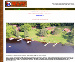 Cryoftheloonresort Com Mercer Wisconsin Vacation Cabins At Cry Of