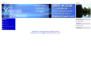 evangelcrestwood.org: Evangel Crestwood
We are a satellite church for Evangel World Prayer Center. We are located in Crestwood Kentucky