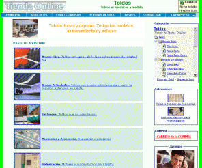 toldos.tk: TOLDOS MADRID TOLDOS BARCELONA TOLDOS VALENCIA TOLDOS ZARAGOZA
Su tienda de Toldos onLine. Toldos fabricados a medida. Precios de toldos por internet. Envios de toldos a a domicilio.