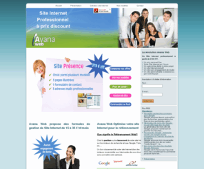 avana-web.com: Site Internet Discount à partir de 379 €HT - avana Web
Avana Web; Création de site Internet professionnel à partir de 379 € HT. Mise en place rapide, qualitatif et sans engagement de durée.