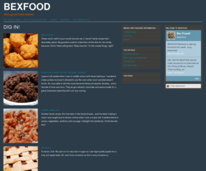 bexfood.com: BexFood - Dig in!
BexFood is an environment-friendly micro-catering company in Austin. We specialize in good food to go. Where can the food go? Anywhere. Check us out and find out what 