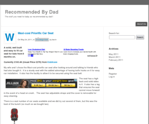 recommendedbydad.co.uk: Recommended By Dad - The stuff you need for baby as recommended by dad!!| Recommended By Dad
The stuff you need for baby as recommended by dad!!