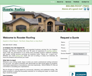 roosterroofing.com: Ceiling Repair | Flat Roof or Steep Roof | Rooster Roofing
Rooster Roofing is the expert in ceiling leak repair?flat roof or steep roof, they offer the roofing repairs you need.