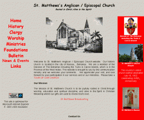 stmatthews.org.bs: St. Matthew's Anglican  Episcopal Church - Nassau, Bahamas.
St. Matthew's Anglican Episcopal Church located in Nassau Bahamas