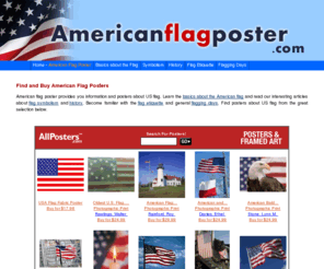 americanflagposter.com: American Flag Poster
Information and posters about US flag. Articles about american flag symbolism, history, flag etiquette and flagging days.